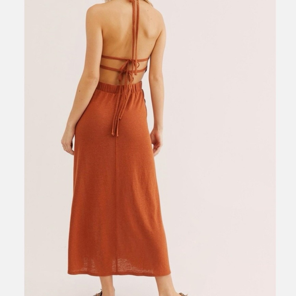 Free People Burnt Orange Dress